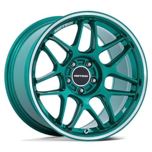 Motegi MR158 Tsubaki 18x8.5 5x112 42 ET 66.6 CB Green (MR158ED18855742)