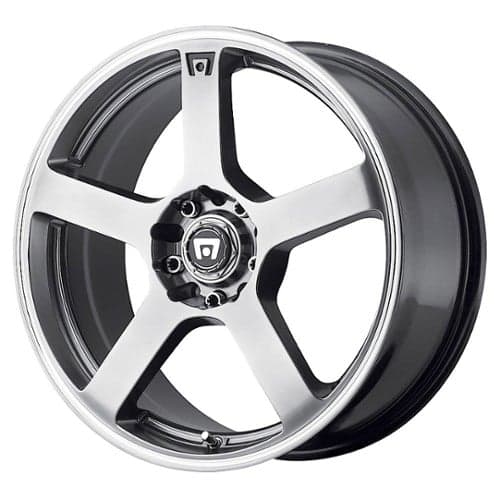 Motegi MR116 Dark 15x6.5 4x100/4x114.3 40 ET 72.56 CB Silver w/Machined Flange (MR11656598440)