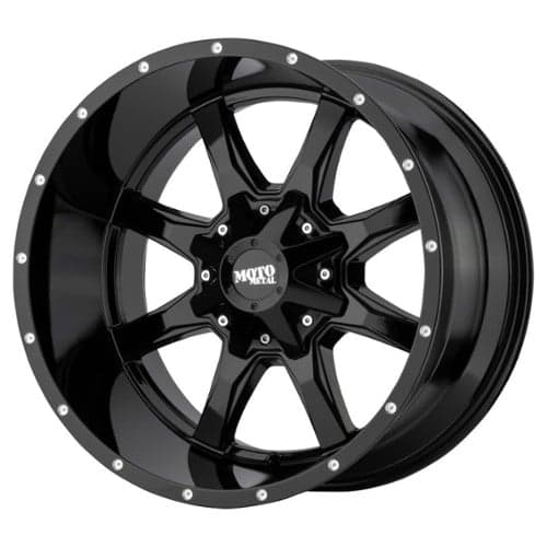 Moto Metal MO970 16x8 6x120/6x139.7 0 ET 78.1 CB Gloss Black/Milled Lip (MO970680783A00US)