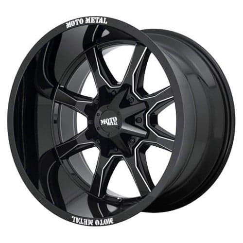 Moto Metal MO970 18x9 5x127/5x139.7 18 ET 78.1 CB Gloss Black / Milled Spoke (MO970890353B18US)