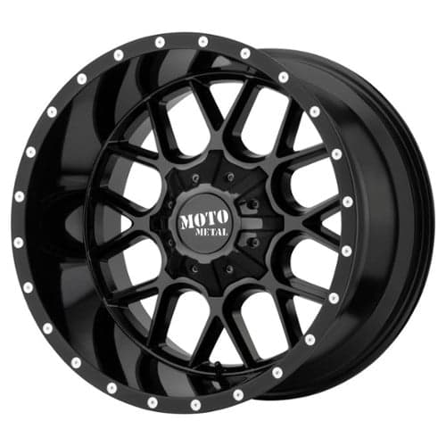 Moto Metal MO986 Siege 22x10 6x135/6x139.7 -18 ET 106.3 CB Gloss Black (MO986220673A18N)