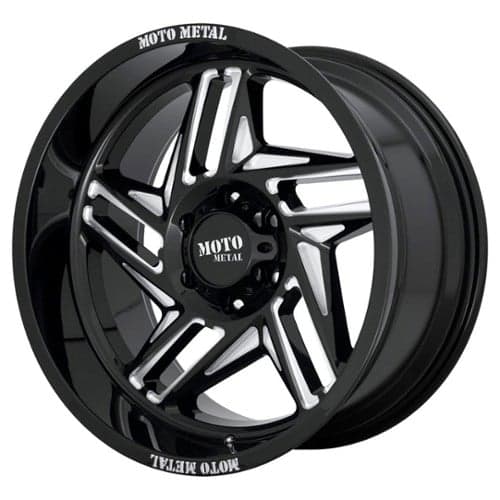 Moto Metal MO996 Ripsaw 20x10 6x135 -18 ET 87.1 CB Gloss Black/Milled (MO99621063318N)