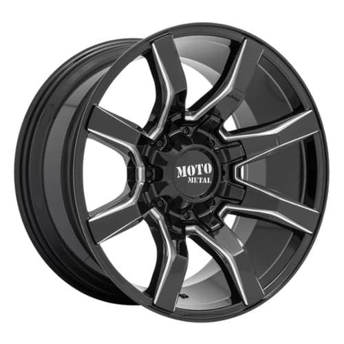 Moto Metal MO804 Spider 20x10 5x127/5x139.7 -18 ET 78.1 CB Gloss Black Milled (MO80421035918N)