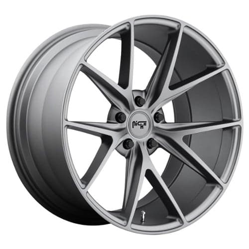 Niche Misano M116 17x8 5x112 40 ET 66.5 CB Matte Gunmetal (M1161780F8+40)