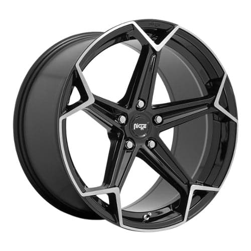 Niche Arrow N259 20x10.5 5x115 20 ET 71.6 CB Gloss Black Brushed (M259200590+20)