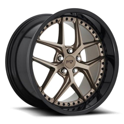 Niche Vice M227 19x9.5 5x112 48 ET 66.5 CB Matte Bronze / Black (M2271995F8+48)