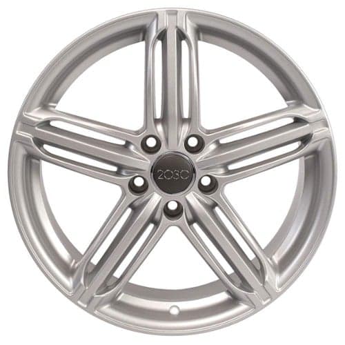 OE Replica Wheels AU12 18x8 5x112 35 ET 66.6 CB Silver (AU1218080511235S)