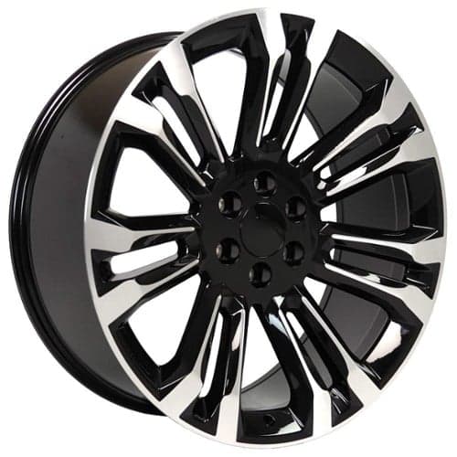 OE Replica Wheels CV43 24x10 6x139.7 24 ET 78.1 CB Black Machined (CV43B24100655024MB)