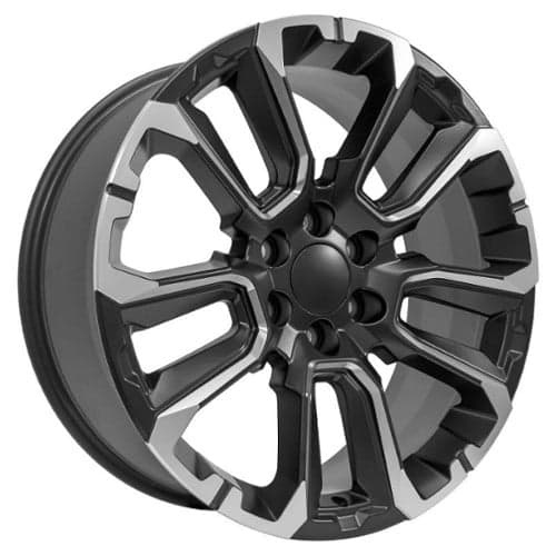 OE Replica Wheels CV68 24x10 6x139.7 28 ET 78.1 CB Satin Black Milled (CV6824100655028B1M)