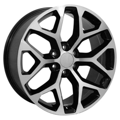 OE Replica Wheels CV98B 24x10 6x139.7 24 ET 78.1 CB Black Machined (CV98B24100655024MB)