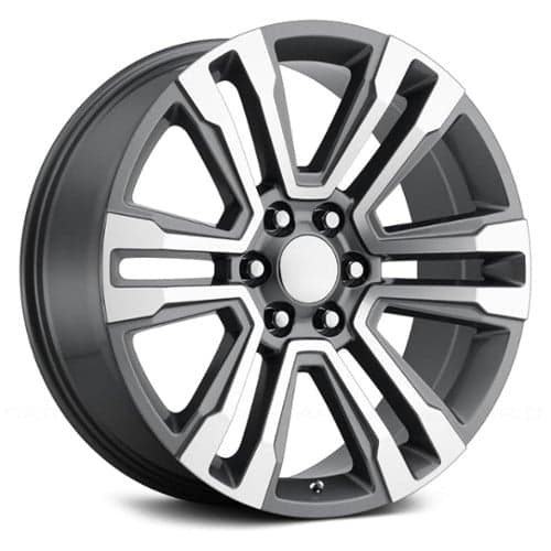 Performance Replicas PR182 20x9 6x139.7 24 ET 78.1 CB Gunmetal Machined (182GM-295824)