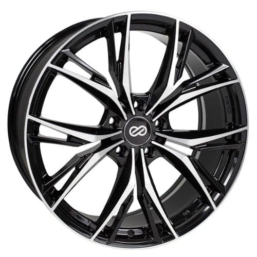 Enkei ONX 17x7.5 5x114.3 45 ET 72.56 CB Black Machined (505-775-6545BKM)