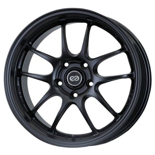 Enkei PF01 17x7 4x100 38 ET 75 CB Matte Black (460-770-4938BK)