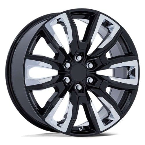 Performance Replicas PR225 24x10 6x139.7 31 ET 78.1 CB Black/Chrome (PR225BP24106131)