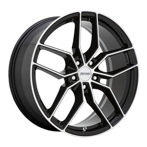 Petrol P5C 17x8 5x105 40 ET 72.1 CB Black Machined (1780P5C405105B72)