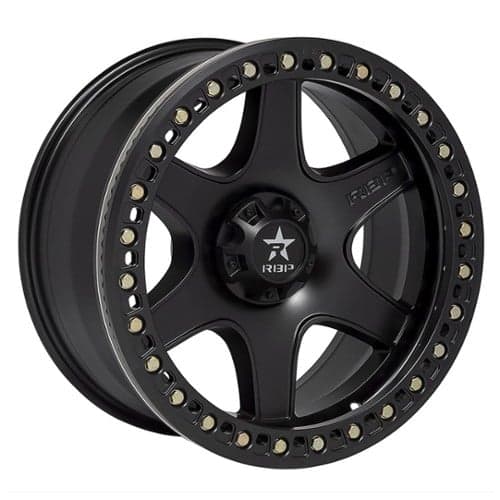 RBP Wheel 50R Cobra 17x9 6x139.7 -12 ET 78 CB Black w/Black Ring (50R-1790-82-12FB)