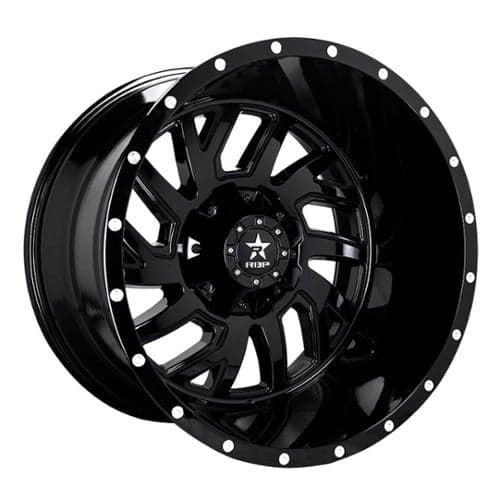 RBP Wheel 65R Glock 22x14 6x135/6x139.7 -76 ET 87 CB Gloss Black (65R-2214-70-76FB)