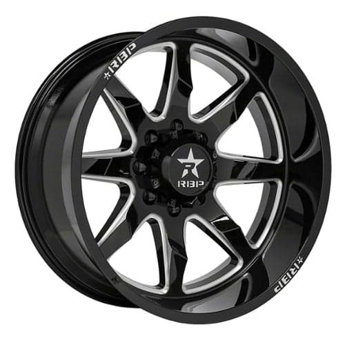 RBP Wheel 81R Saharan 17x9 6x139.7 -12 ET 78 CB Black Milled (81R-1790-82-12BG)