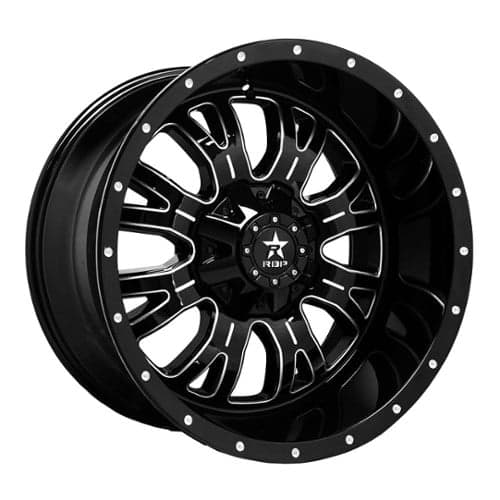 RBP Wheel 89R Assassin 18x9 6x135/6x139.7 10 ET 87 CB Gloss Black/Milled (89R-1890-70+10BG)