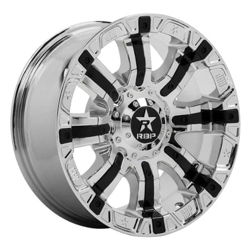 RBP Wheel 94R 22x12 8x170 -44 ET 129 CB Chrome w/Black Insert (94R-2212-97-44C)