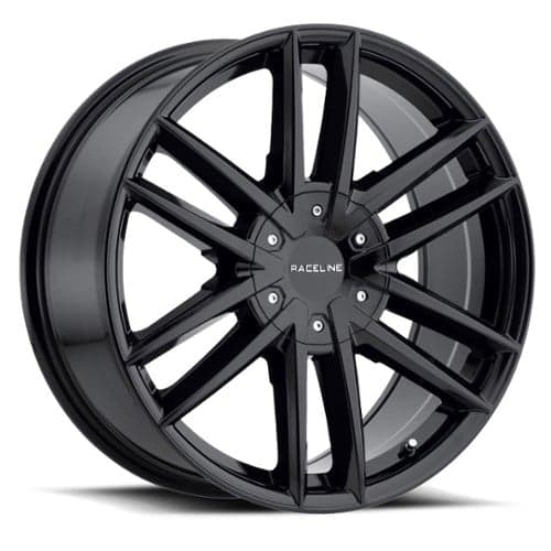 Raceline 158B Impulse 18x8 6x132/6x120 35 ET 74.6 CB Gloss Black (158B-88074+35)