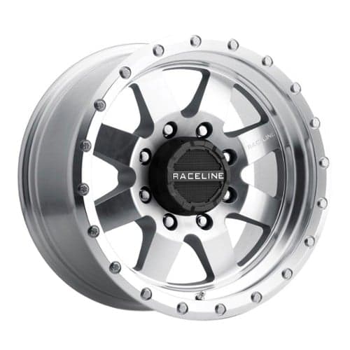 Raceline 935MC Defender 17x9 5x127 0 ET 83.8 CB Machined with Clear Coat (935MC-79050-00)