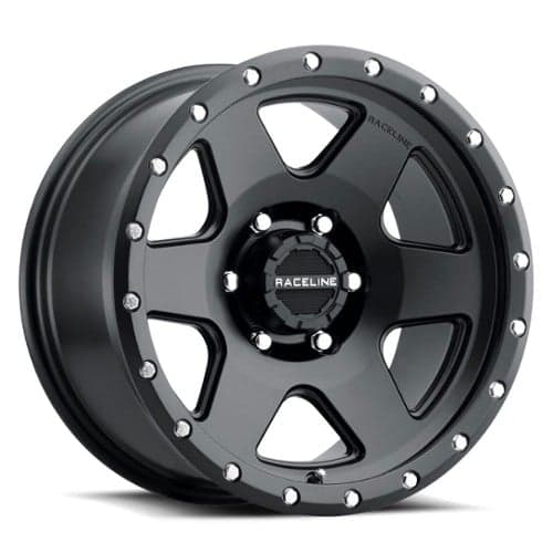 Raceline 946B Boost 17x8 5x108 35 ET 72.56 CB Satin Black (946B-78023+35)