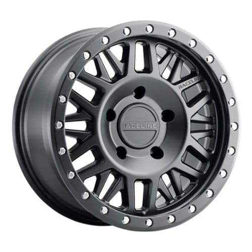 Raceline 951 Ryno 17x8.5 6x120 0 ET 67.1 CB Satin Black (951B-78562-00)