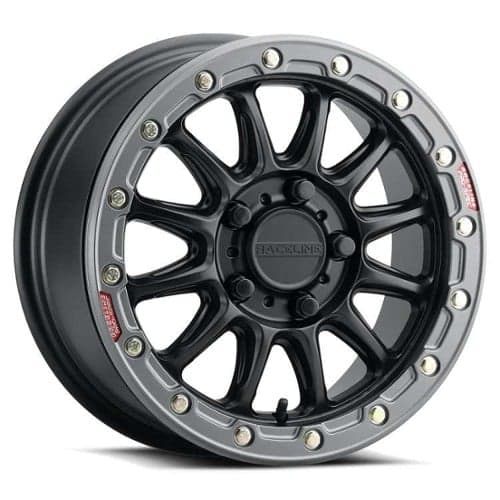 Raceline A14BG Alpha Beadlock 17x7 5x114.3 25 ET 68 CB Black Gunmetal (A14BG-77012+25)