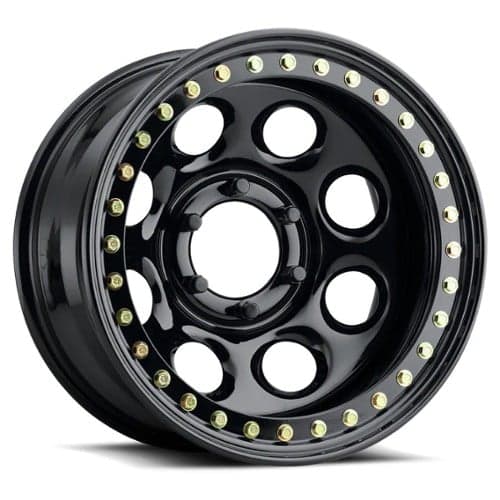 Raceline RT82 Rock 8 Beadlock 16x10 -44 ET 83.8 CB Black (RT8260012)