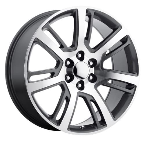 Voxx Replica Escalade Platinum 22x9 6x139.7 31 ET 78.3 CB Gunmetal Machined Face (ESV229613931GMF)