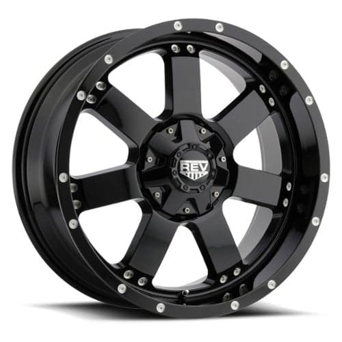 Rev REV 885 17x9 6x139.7 -12 ET 87 CB Black (885B-7908312-1)