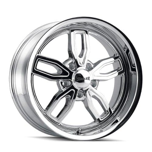 Ridler 608 18x8 5x114.3 0 ET 72.56 CB Chrome (608-8865C)