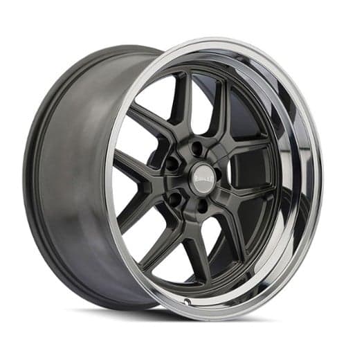 Ridler 610 17x7 5x127 0 ET 83.8 CB Gray/Polished Lip (610-7773G)