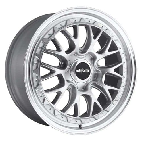 Rotiform LSR R155 18x8.5 5x112 45 ET 66.6 CB Silver & Machined (R1551885F8+45)