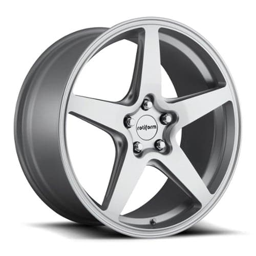 Rotiform WGR R147 18x8.5 5x112 30 ET 66.5 CB Gloss Silver (R147188543+30)