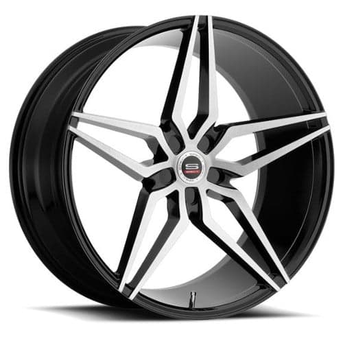 Spec-1 SPM-81 20x9 5x114.3 38 ET 73.1 CB Gloss Black Brushed (SPM8120901638GBB)