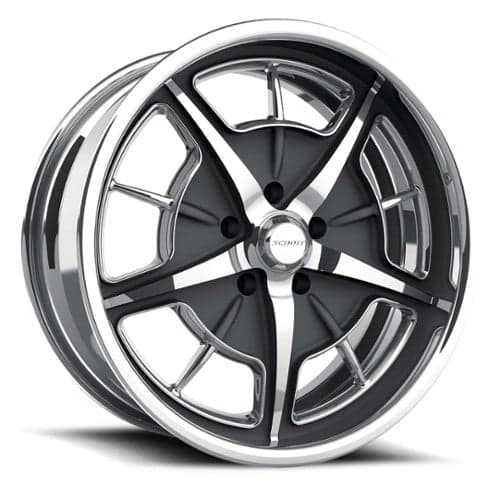 Schott Split-Window EXL (Std Profile) 17x7 6.35 to 31.75 ET 108 CB Custom Finish (216-17700XXS)