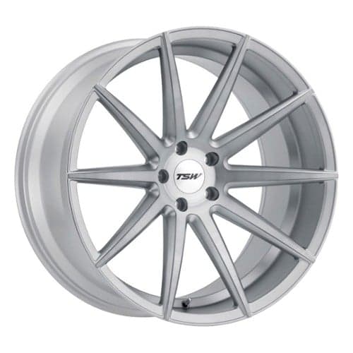 TSW Alloy Clypse 20x10 5x120 40 ET 76.1 CB Titanium w/Matte Brushed Face (2010CLP405120S76)