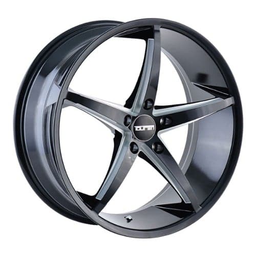 Touren TR70 3270 17x7.5 5x100 40 ET 72.56 CB Black/Milled Spokes (3270-7744B)