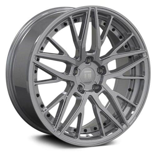 Touren TR93 3293 18x8 5x112 35 ET 66.6 CB Gloss Graphite/Black Rivets (3293-8845GT35)