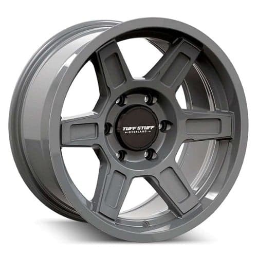 Tuff Stuff Overland Ascent TS01 17x8.5 6x120 0 ET 66.9 CB Alpha Gray (TS01-7832AG)