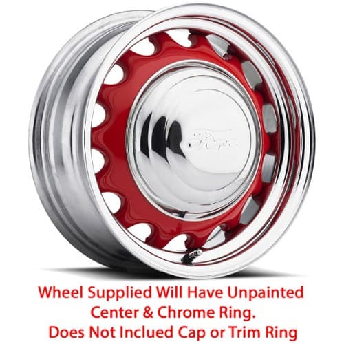 U.S. Wheel Artillery 556 15x6 5x114.3/5x120.65 6 ET 81 CB Raw/Chrome (556-5610)