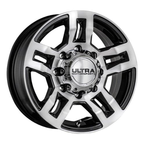 Ultra 052 Hangout Trailer 15x6 5x114.3 0 ET 81.5 CB Gloss Black w/Diamond Cut Face/Clear Coat (052-5665U)