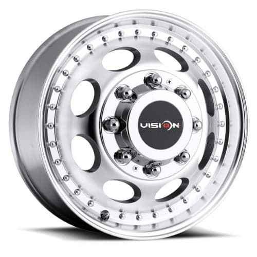 Vision 181Z Van Dually Front 19.5x6.75 8x165.1 102 ET 116.7 CB Machined (181Z9681MF116)