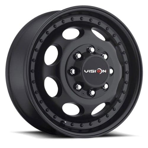 Vision 181Z Van Dually Front 17x6.5 8x170 121 ET 130.8 CB Matte Black (181Z7670MBF)