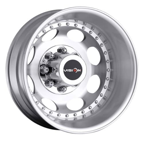 Vision 181 Hauler Duallie Rear 19.5x6.75 8x210 -143 ET 154.2 CB Machined (181H9679MR)