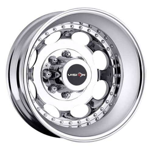 Vision 181 Hauler Duallie Rear 19.5x6.75 8x165.1 -143 ET 116.7 CB Chrome (181H9681CR116)