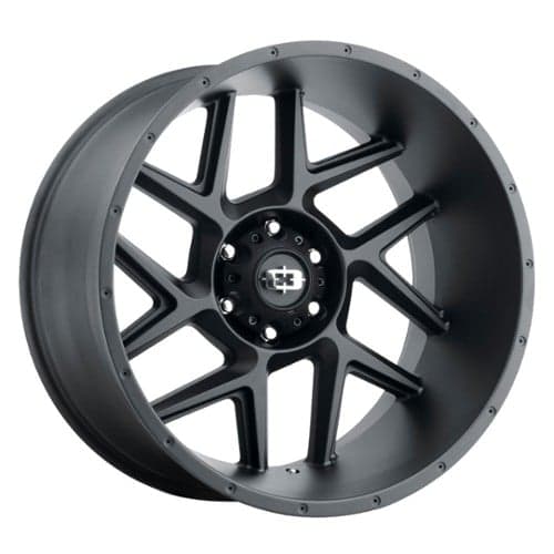 Vision 360 24x12 5x127 -51 ET 78.1 CB Sliver Satin Black (360-24273SB-51)