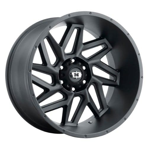 Vision 361 Spyder 22x14 6x139.7 -76 ET 106.2 CB Satin Black (361-22483SB-76)